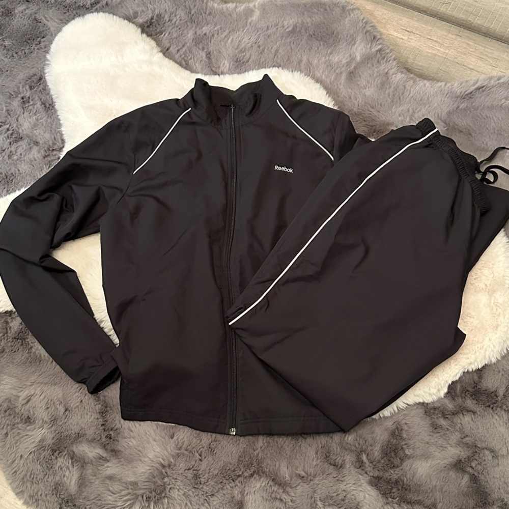 Reebok Women’s Track Suit Set Black Size Large